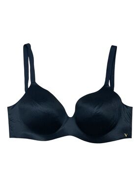 Victoria's Secret Black Infinity Flex Bra Wireless Lingerie Intimates 34DDD